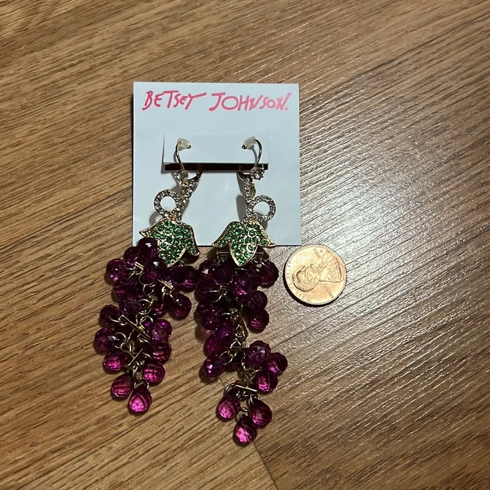Grape earrings - Picture 2 of 5